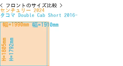 #センチュリー 2024 + タコマ Double Cab Short 2016-